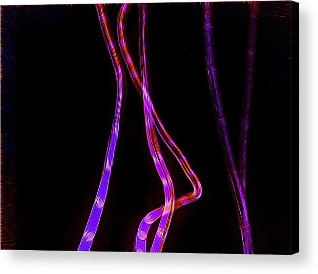 Glow Worms Acrylic Print featuring the photograph Glow Worms by Anne Thurston