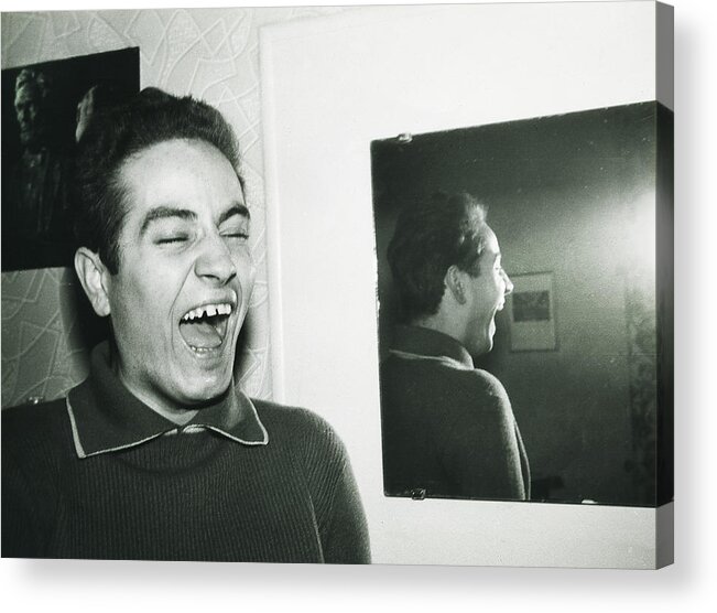 My Brother Acrylic Print featuring the photograph Happiness by Hartmut Jager