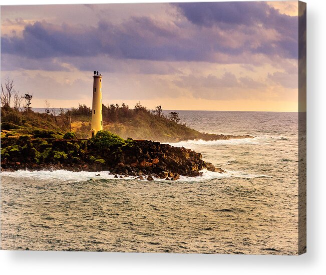 Hawaii Acrylic Print featuring the photograph Hawaiian Lighthouse by John Johnson