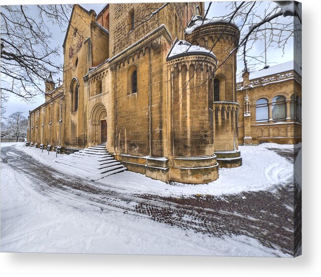 Seasons Acrylic Print featuring the photograph Icy grip of winter by Charles Lupica
