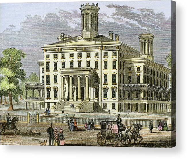 19th Century Acrylic Print featuring the photograph Indiana Institution For The Blind by Prisma Archivo