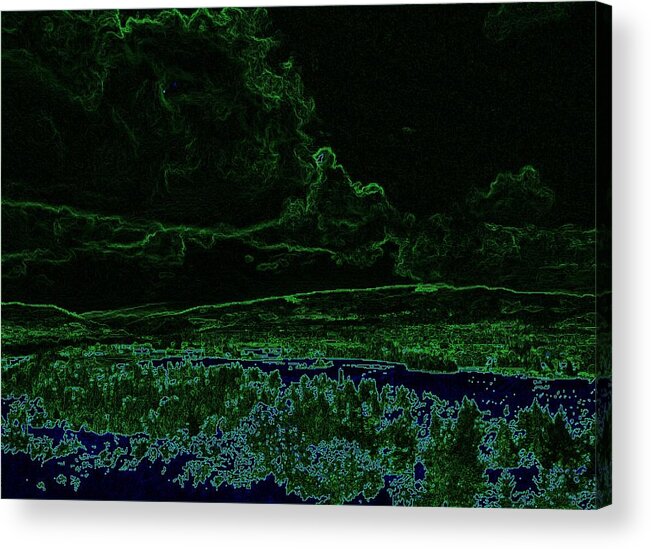  Acrylic Print featuring the photograph Landcape Glowing by Jeff Swan