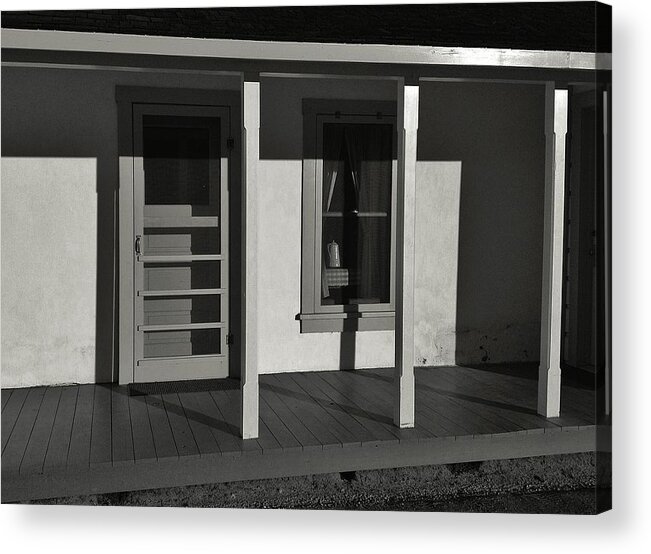 Porch Acrylic Print featuring the photograph Light and Shadows by Dave Hall