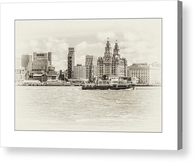 Liverpool Museum Acrylic Print featuring the photograph Liverpool Ferry by Spikey Mouse Photography