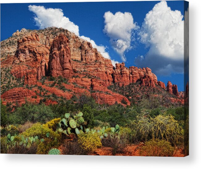 Landscape Acrylic Print featuring the photograph Madonna and Child by Bob Coates