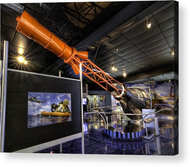 2011 Acrylic Print featuring the photograph Mercury Capsule by Tim Stanley