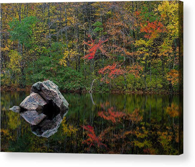 Landscape Acrylic Print featuring the photograph New England Photography by Juergen Roth