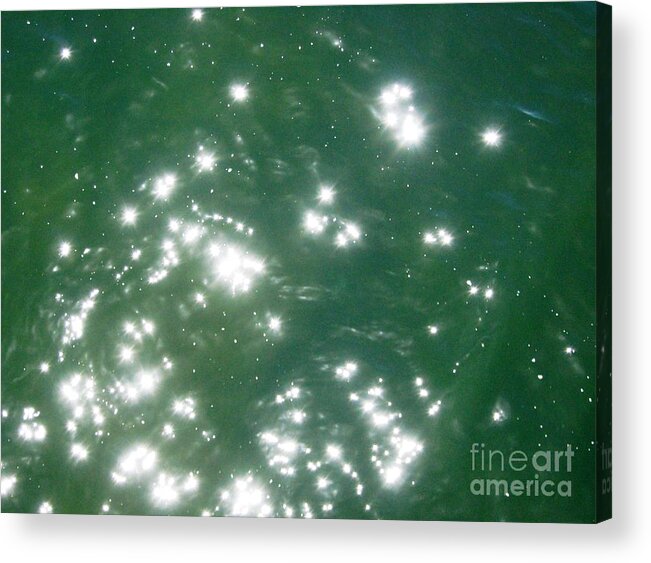 Ocean Acrylic Print featuring the photograph Ocean Stars 1 by Laura Hamill