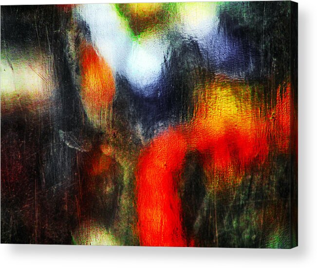 Abstract Acrylic Print featuring the photograph Orange by Prakash Ghai