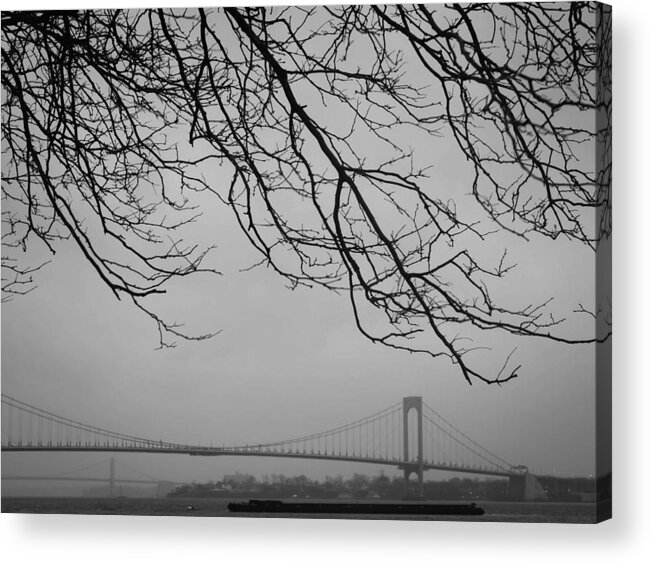 Bridge Acrylic Print featuring the photograph Over The Bridge by Richie Stewart