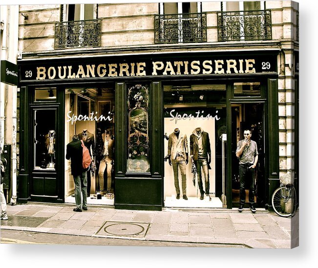 Paris Acrylic Print featuring the photograph Paris Waiting by Ira Shander