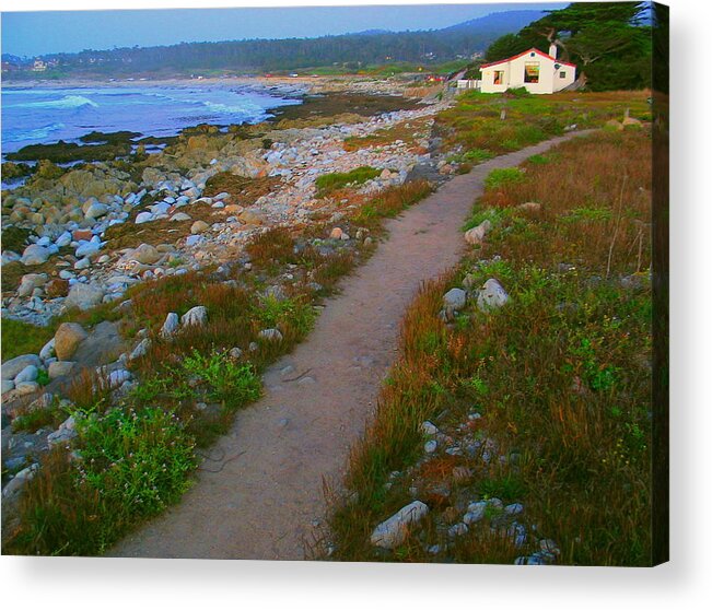 Pebble Beach Acrylic Print featuring the photograph Pathway To Paradise by Derek Dean