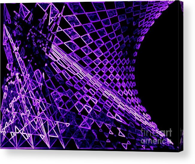 Perspectives Acrylic Print featuring the digital art Perspectives Of Light by Sylvie Leandre