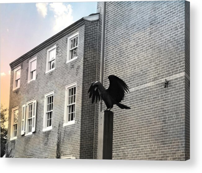 Poe House Acrylic Print featuring the photograph Poe House by Dark Whimsy