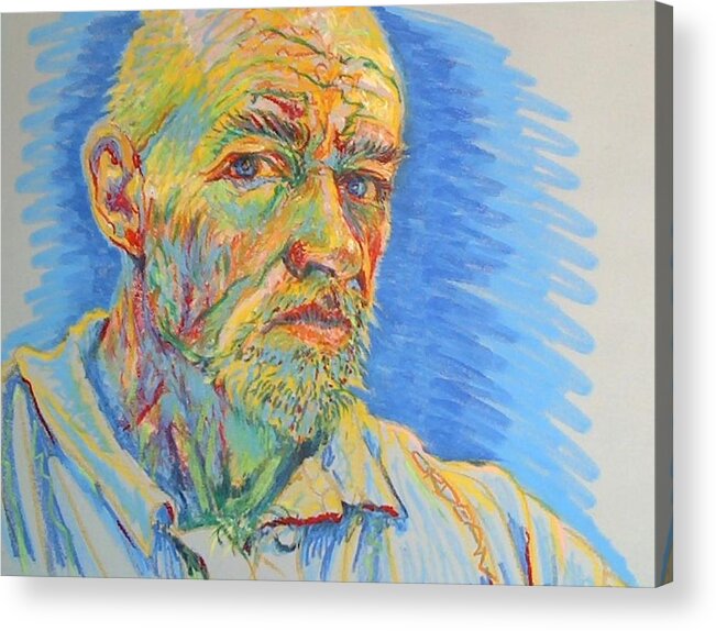 Van Gogh Acrylic Print featuring the painting Portrait of the Artist by Jackson Ordean