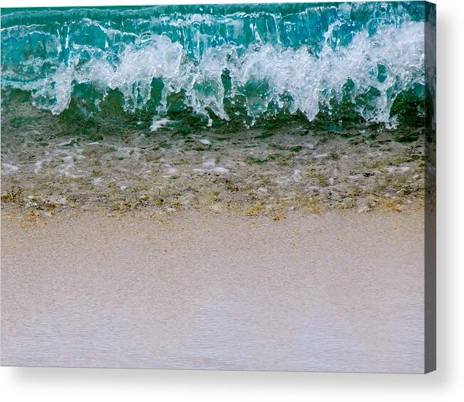 Wave Acrylic Print featuring the photograph Sea Shore Colors by Debra Martz