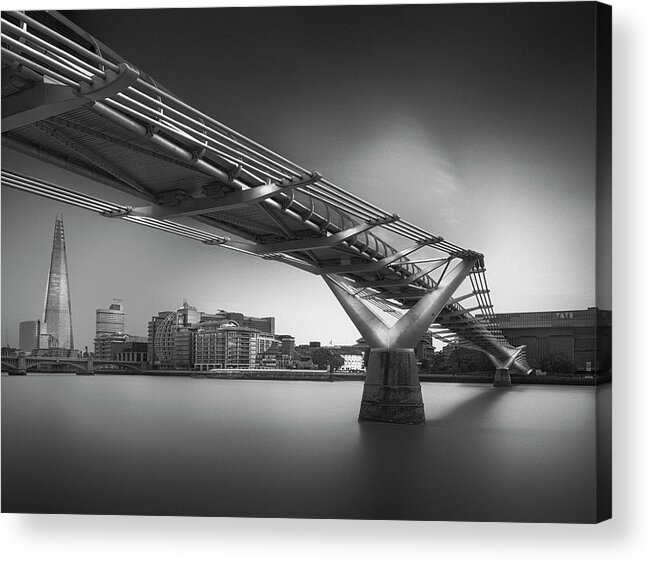 London Acrylic Print featuring the photograph Silver City 3 by Ahmed Thabet