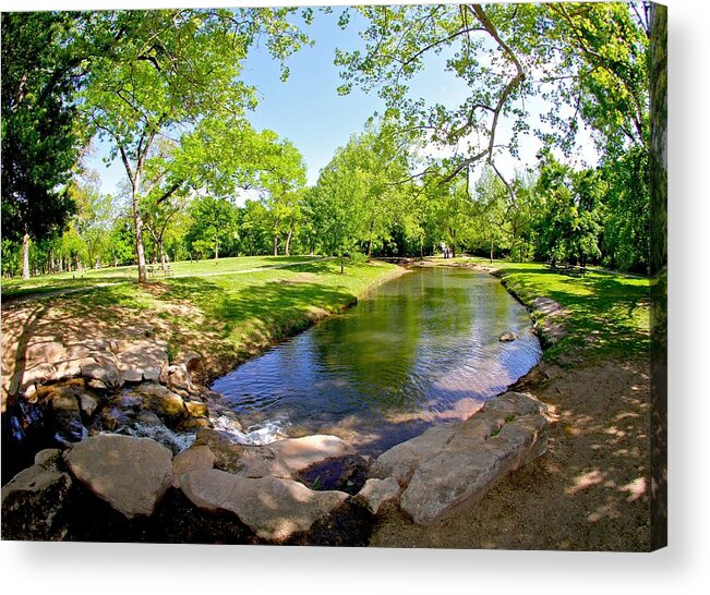 Chickasaw Park Acrylic Print featuring the photograph Simple Beauty by John Rohloff