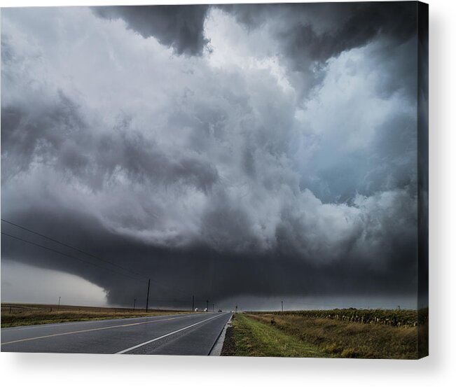 Tornado Acrylic Print featuring the photograph Sky Meets Earth by Brandon Sullivan