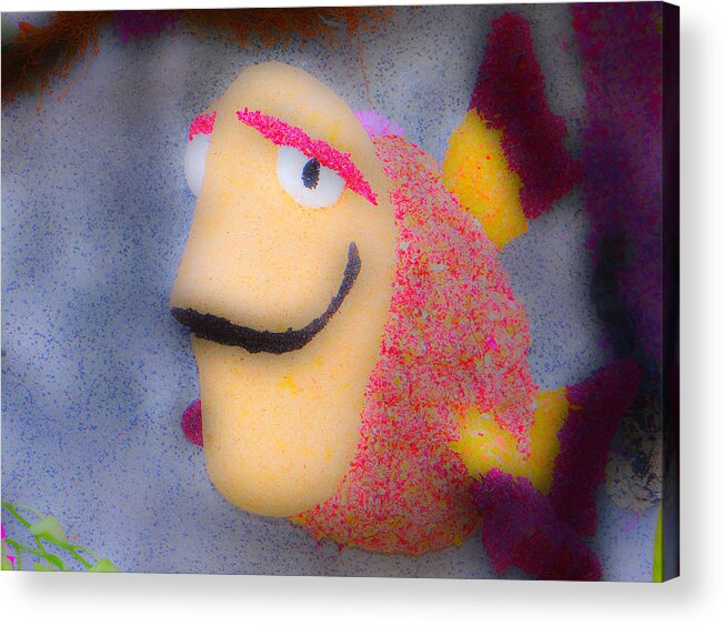 Fish Acrylic Print featuring the photograph Smiley Fish by Richard J Cassato