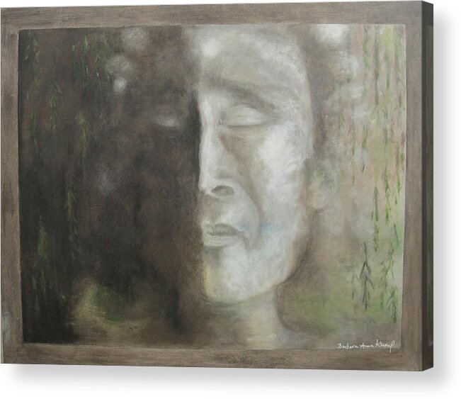 Mother Earth Acrylic Print featuring the painting Sorrow by Barbara Anna Knauf