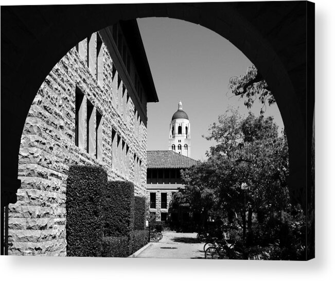 Stanford Acrylic Print featuring the photograph Stanford University by Yue Wang