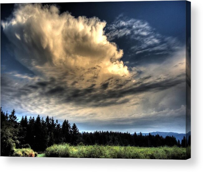 Storm Acrylic Print featuring the photograph Storm Approaching by Peter Mooyman