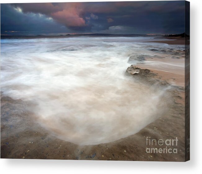 Bowl Acrylic Print featuring the photograph Storm Bowl by Michael Dawson