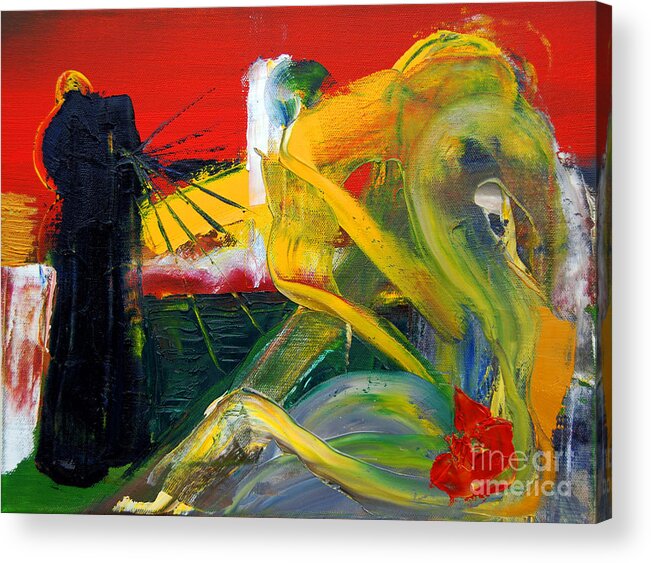 Dream Acrylic Print featuring the painting Suzanne's Dream III by James Lavott