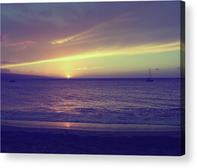 Hawaii Acrylic Print featuring the photograph That Peaceful Feeling by Laurie Search