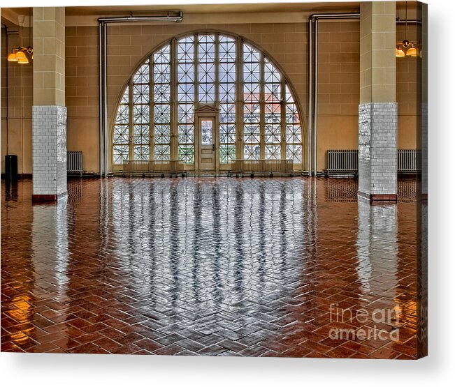 Architecture Acrylic Print featuring the photograph Window to Freedom by Susan Candelario