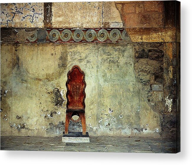  Queen's Throne Acrylic Print featuring the photograph Queen's Throne by Andonis Katanos