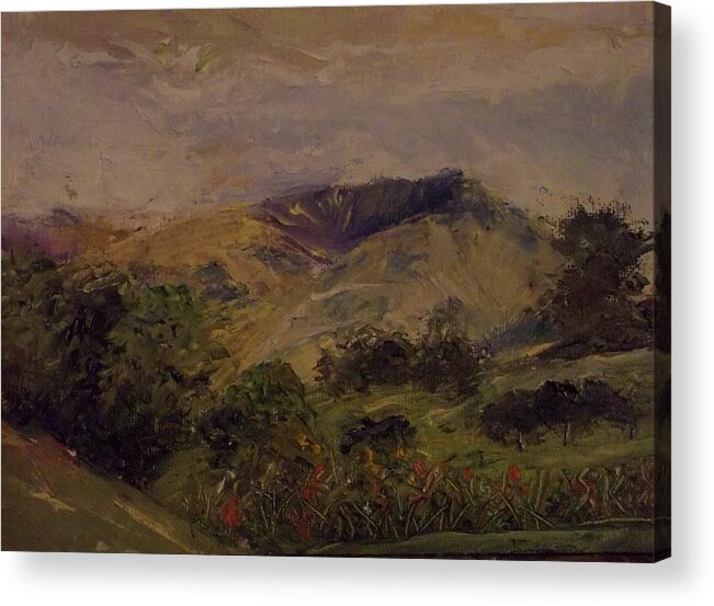 Landscape Acrylic Print featuring the painting Untitled #1 by Stephen King