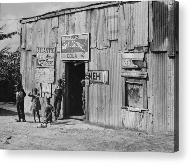 1940s Acrylic Print featuring the photograph African American Juke Joint, Original #2 by Everett
