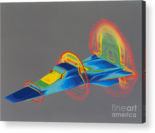 Art Acrylic Print featuring the photograph HyperX Hypersonic Aircraft by Science Source