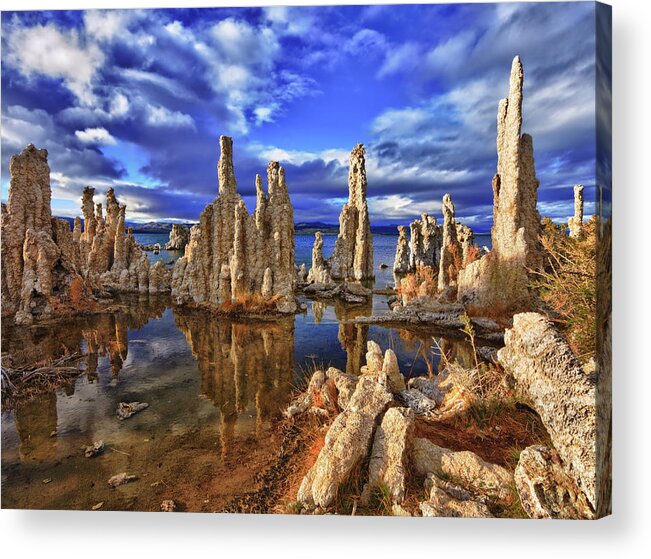 Tufa Acrylic Print featuring the photograph Among The Tufas by Beth Sargent