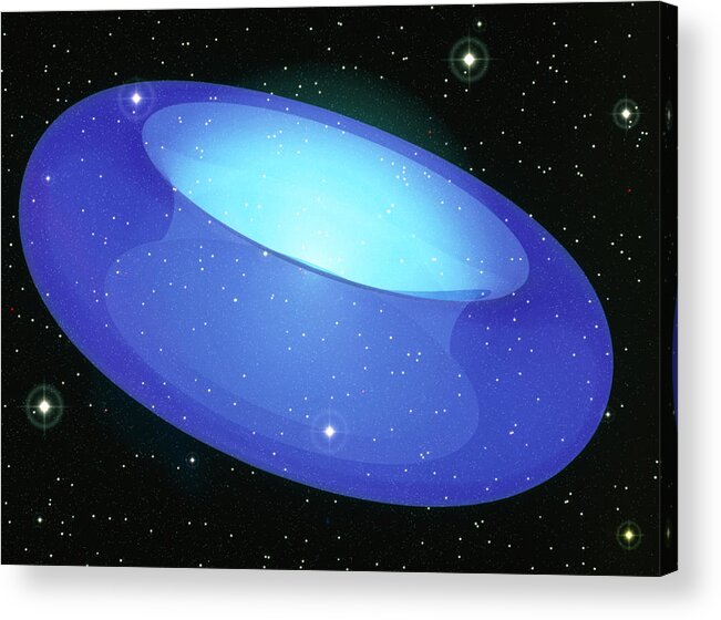 Torus Acrylic Print featuring the photograph Arwork Of A Toroidal Shaped Universe by Roger Harris