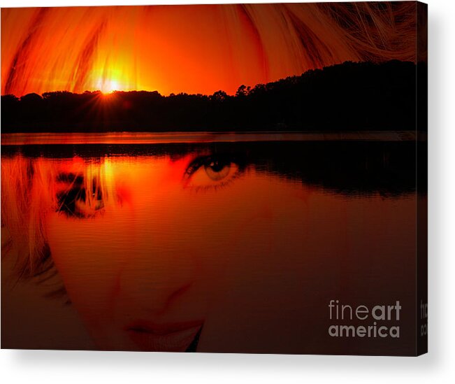 All Rights Reserved Acrylic Print featuring the photograph Beauty Looks Back by Clayton Bruster