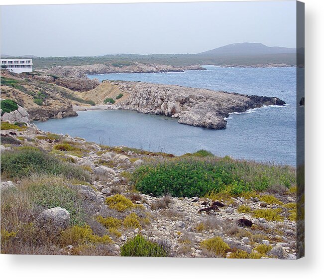 Europe Acrylic Print featuring the photograph Cliffs and Coves of Son Parc by Rod Johnson