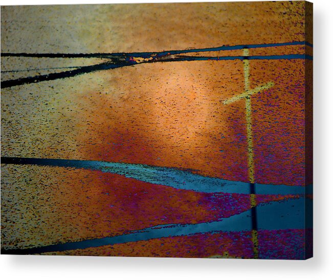 Abstract Acrylic Print featuring the photograph Crossroads by Lenore Senior
