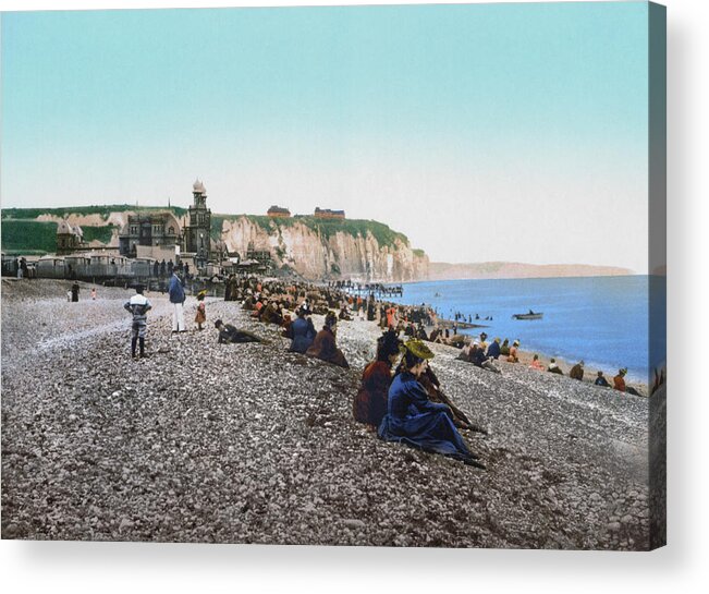 1895 Acrylic Print featuring the photograph FRANCE: RESORT, c1895 by Granger