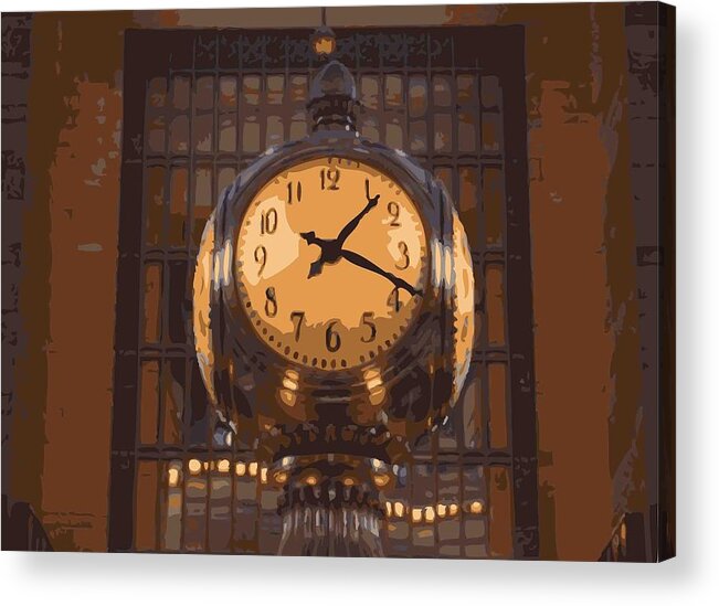 Grand Central Station Acrylic Print featuring the photograph Grand Central Station Color 16 by Scott Kelley