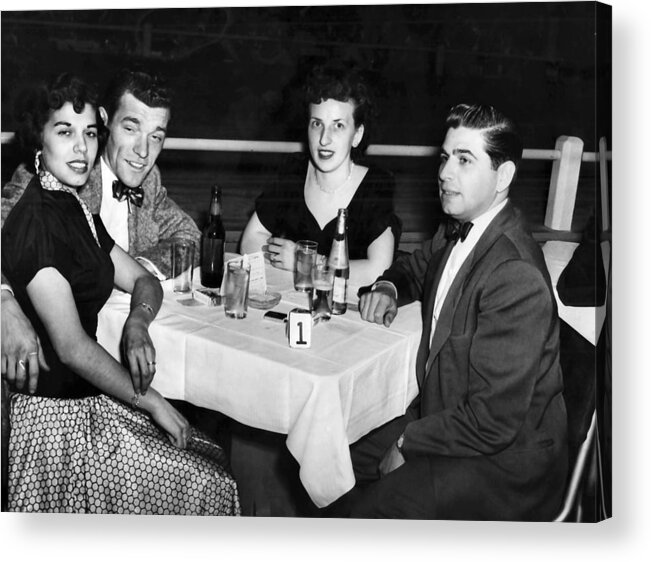 1940's Era Acrylic Print featuring the photograph Movie Stars by Peter Chilelli