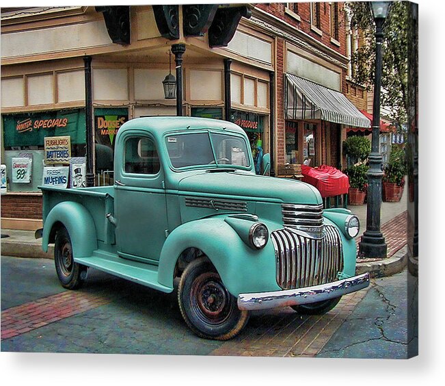 Vintage Acrylic Print featuring the photograph Old Times by Helaine Cummins