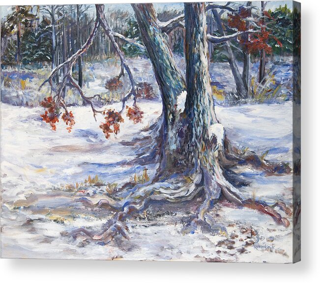 Trees Acrylic Print featuring the painting Our Hope by George Richardson