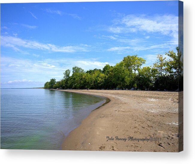 Photography Acrylic Print featuring the photograph Point Pelee Beach by Jale Fancey