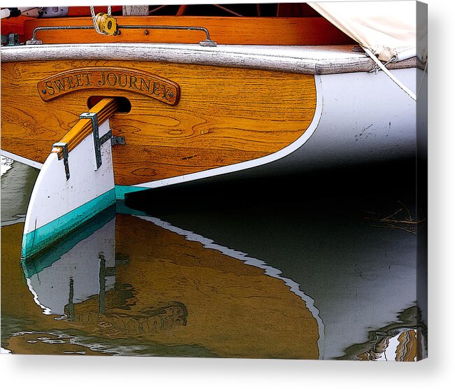 Boat Acrylic Print featuring the photograph Sweet Journey by Michael Friedman