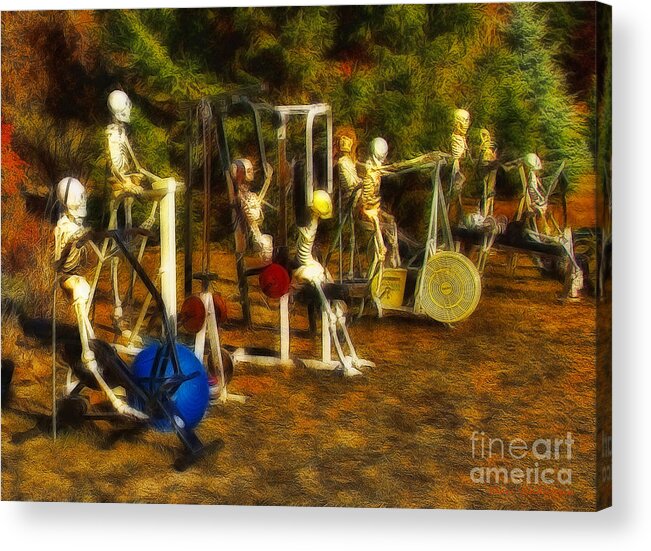Skeletons Acrylic Print featuring the photograph Worked to the Bones by Clare VanderVeen