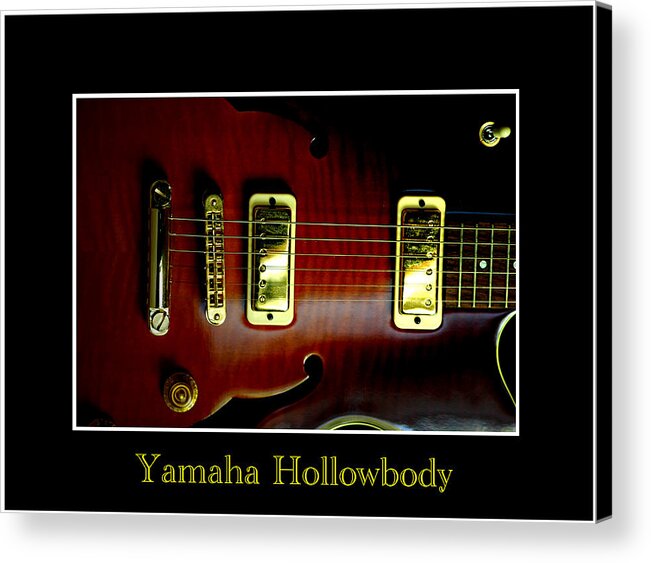 Yamaha Acrylic Print featuring the photograph Yamaha Hollowbody 4 by David Weeks