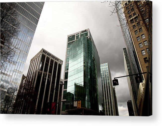 Vancouver Acrylic Print featuring the photograph Vancouver Skyline Canada #2 by Mark Duffy